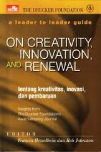 Image of ON CREATIVITY, INNOVATION AND RENEWAL