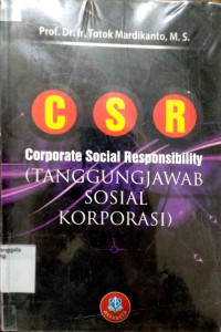 CORPORATE SOCIAL RESPONSIBILITY(TANGGUNG JAWAB SOSIAL KORPORASI)