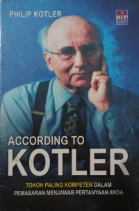 Image of ACCORDING TO KOTLER