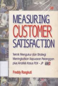 MEASURING CUSTOMES SATISFACTION